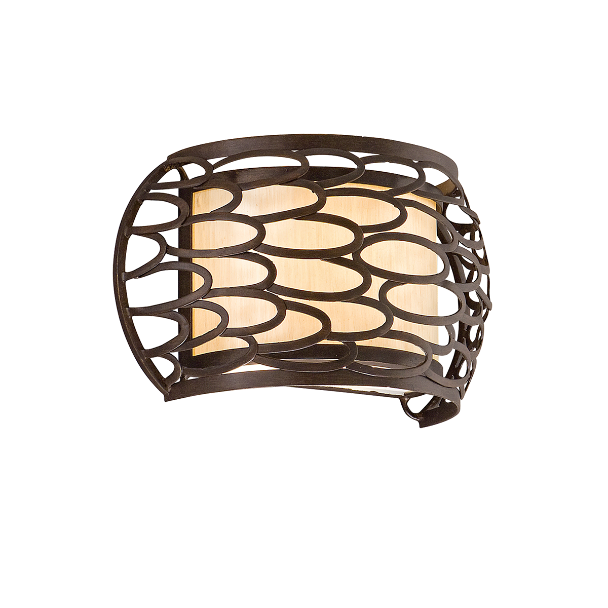 Corbett Lighting Cesto Wall Sconce Wall Sconce Corbett NAPOLI BRONZE 9.5x5.5 