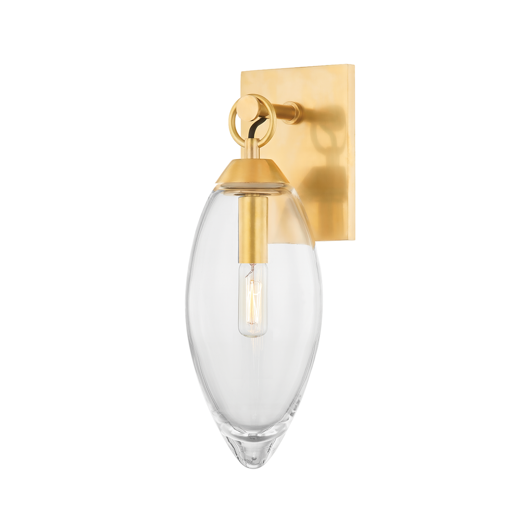 Hudson Valley Lighting Nantucket Wall Sconce Wall Sconces Hudson Valley Lighting Aged Brass  