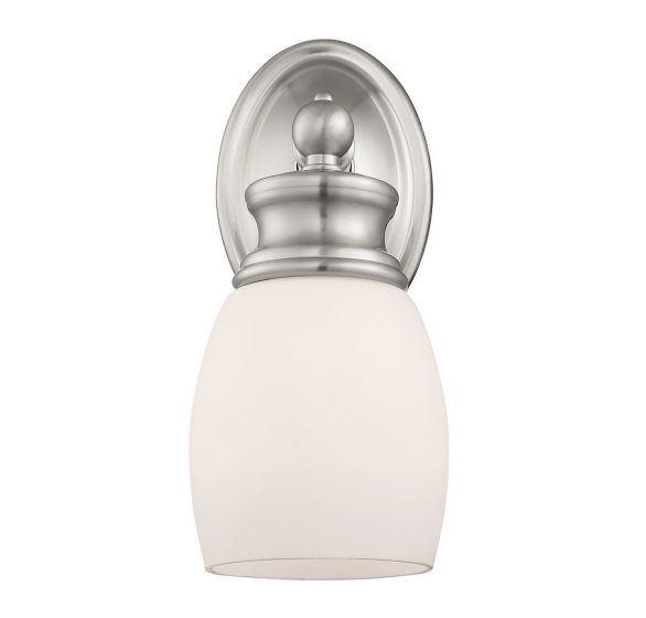 Essentials Elise Sconce Wall Sconces Savoy House Satin Nickel 1 