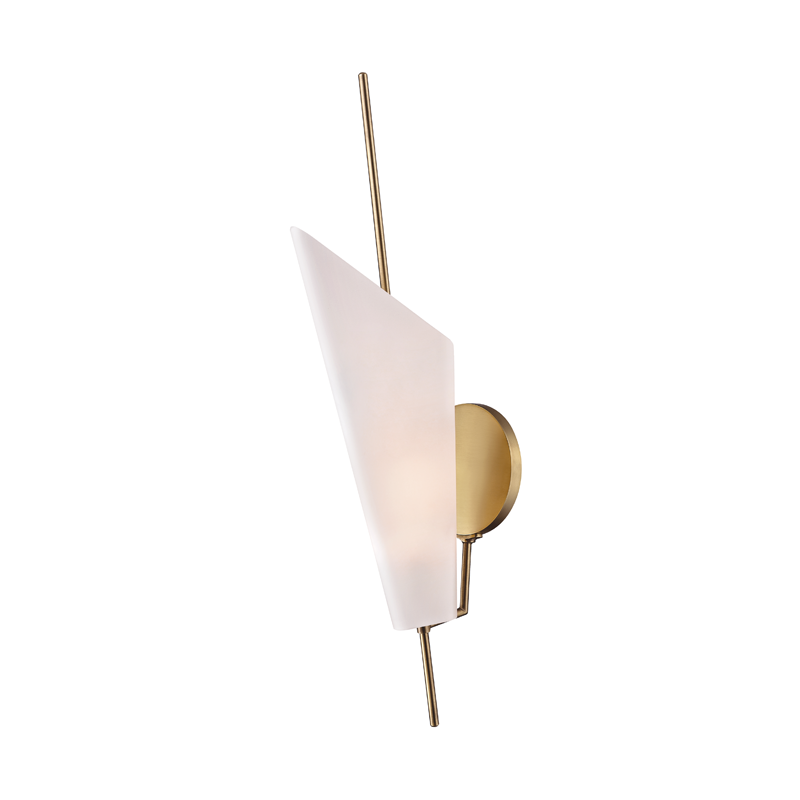 Hudson Valley Lighting Cooper Wall Sconce Sconce Hudson Valley Lighting Aged Brass  