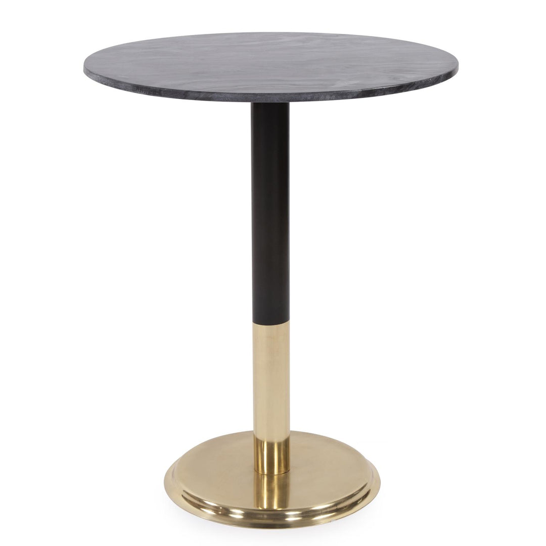 Howard Elliott Collection Micca Club Black Marble Bistro Table Decorative Tables Howard Elliott Collection   