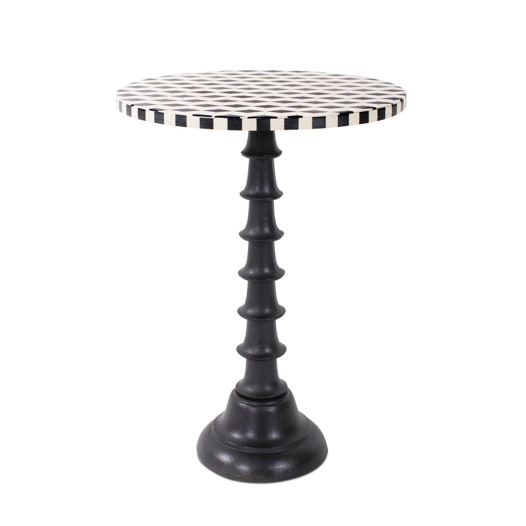 Howard Elliott Collection Columbina Inlaid Drink Table Decorative Tables Howard Elliott Collection   