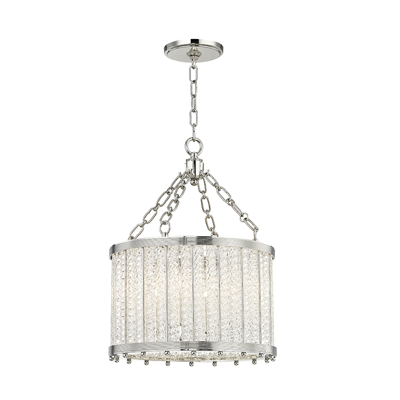 Hudson Valley Lighting Shelby Pendant Pendant Hudson Valley Lighting Polished Nickel  