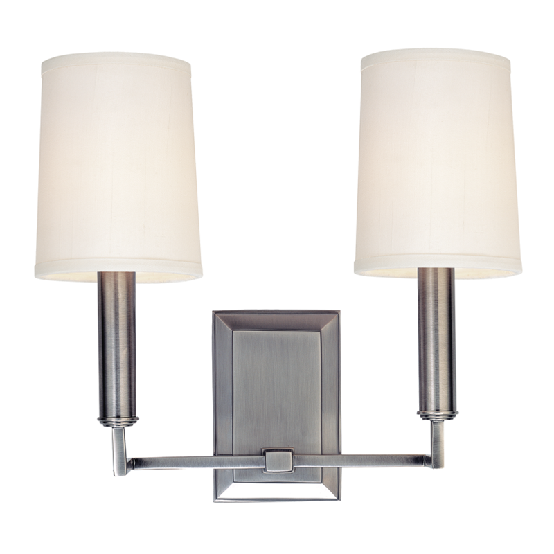 Hudson Valley Lighting Clinton Wall Sconce Sconce Hudson Valley Lighting Polished Nickel  