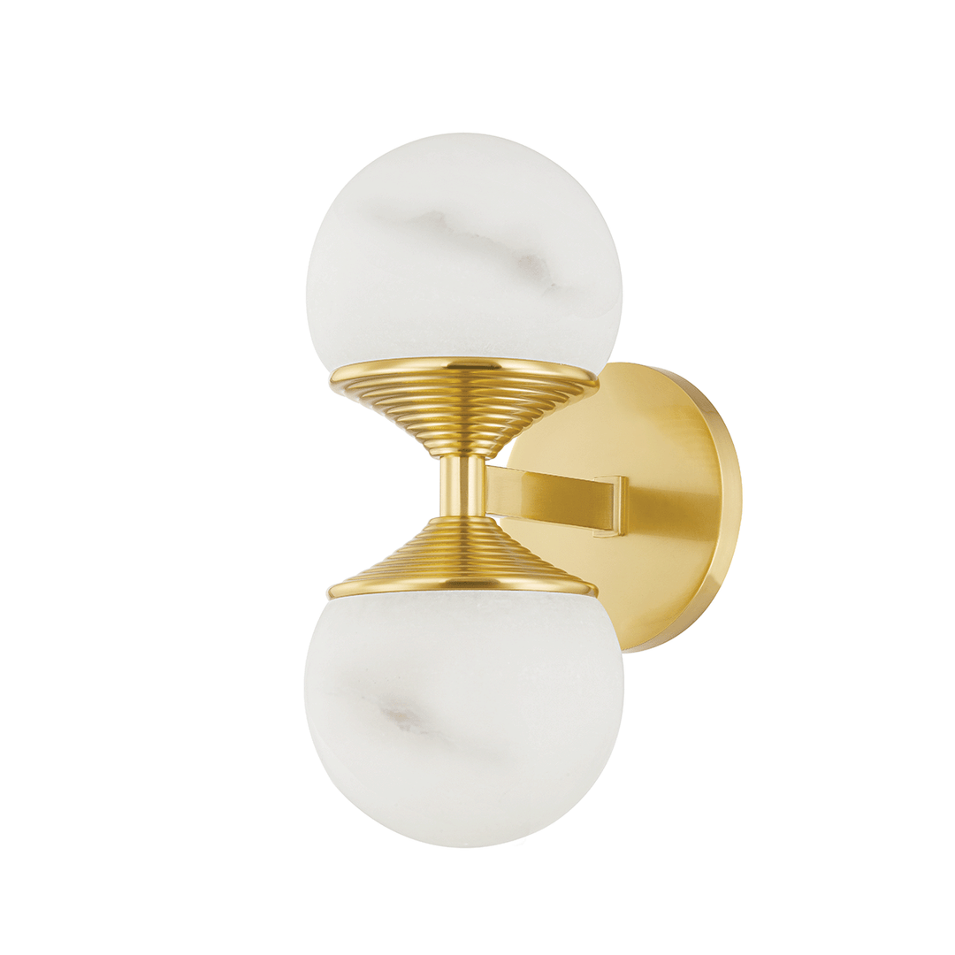 Hudson Valley Lighting Grafton Wall Sconce Wall Sconces Hudson Valley Lighting Aged Brass  