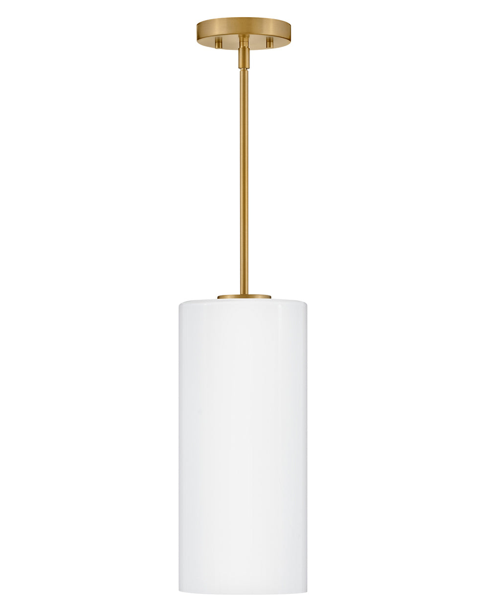 Lark Lane Single Light Pendant Pendants Lark 7.0x7.0x15.75 Lacquered Brass 