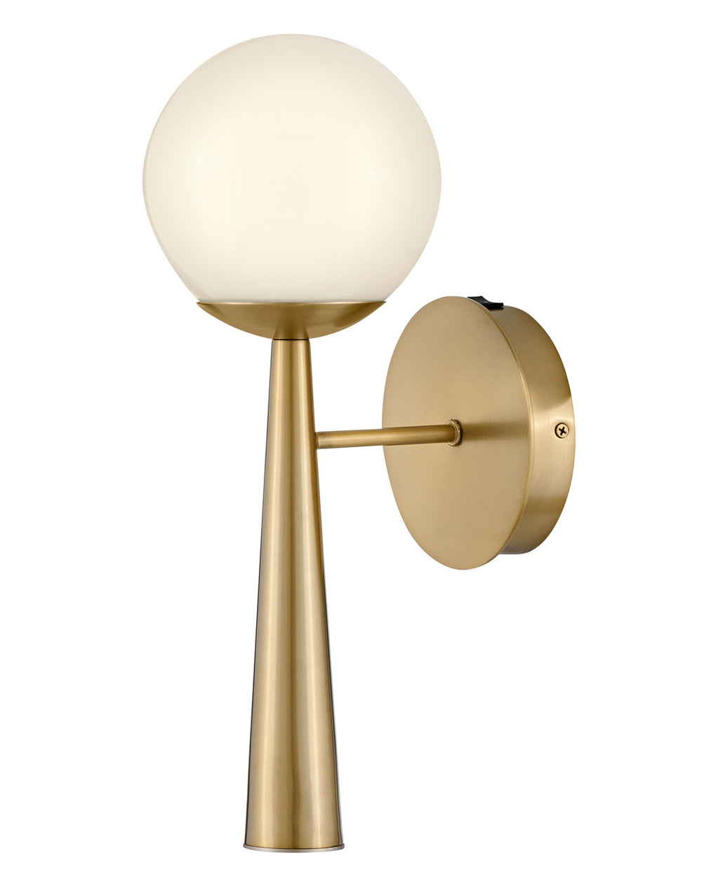 Lark Izzy Single Light Sconce Wall Sconces Lark 8x6.0x16.0 Lacquered Brass 