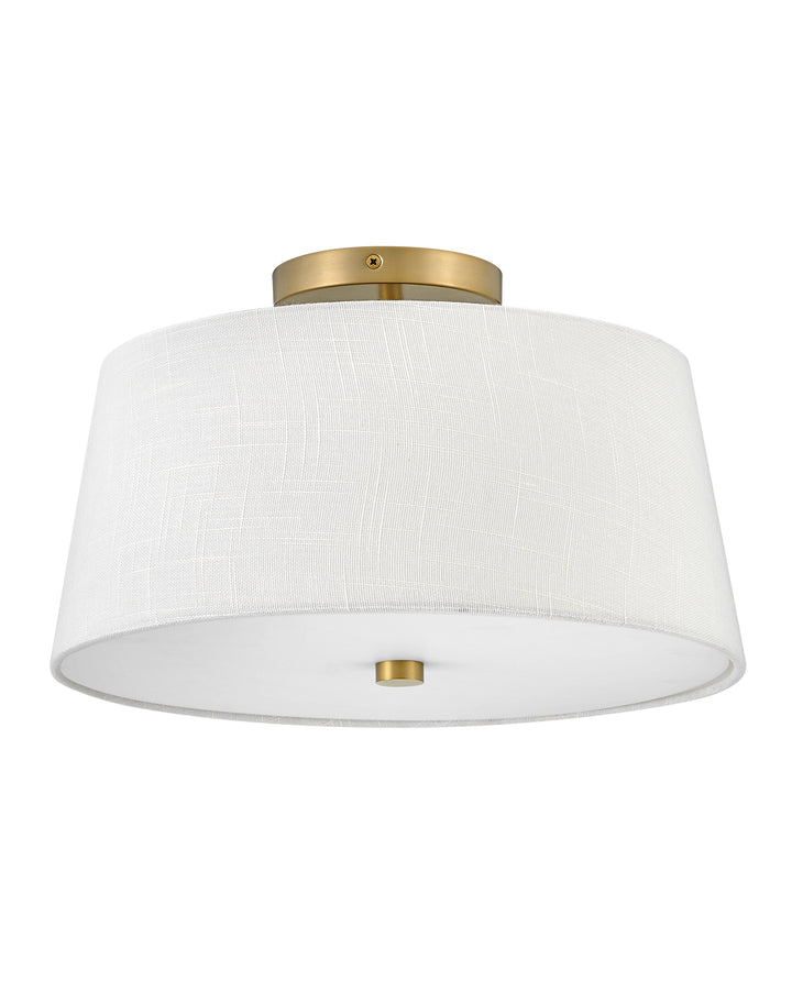 Lark Beale Medium Flush Mount Ceiling Flush Mounts Lark 14.0x14.0x8.25 Lacquered Brass 