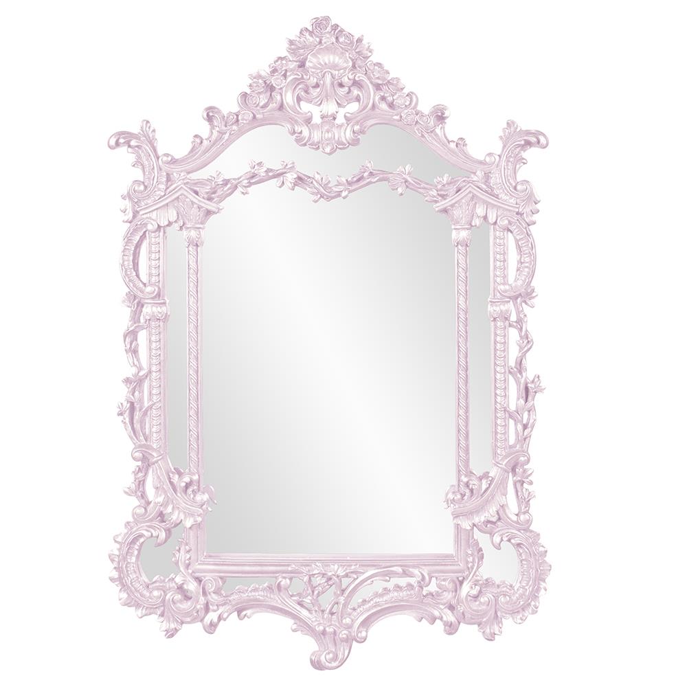 Howard Elliott Collection Arlington Mirror - Glossy Lilac Mirrors Howard Elliott Collection   