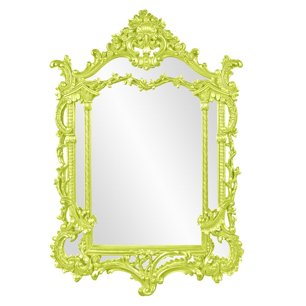 Howard Elliott Collection Arlington Mirror - Glossy Green Mirrors Howard Elliott Collection   