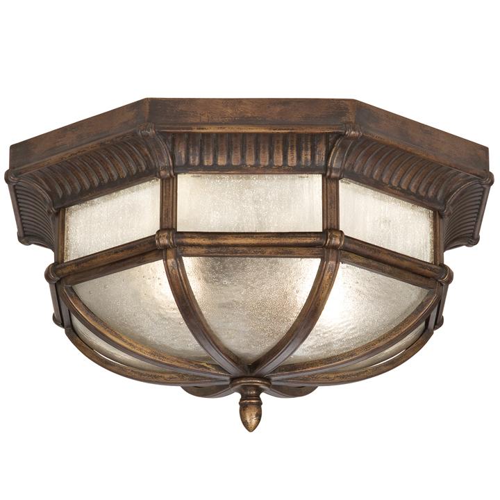 Fine Art Holland Park Outdoor Flush Mount Outdoor l Wall Fine Art Handcrafted Lighting   