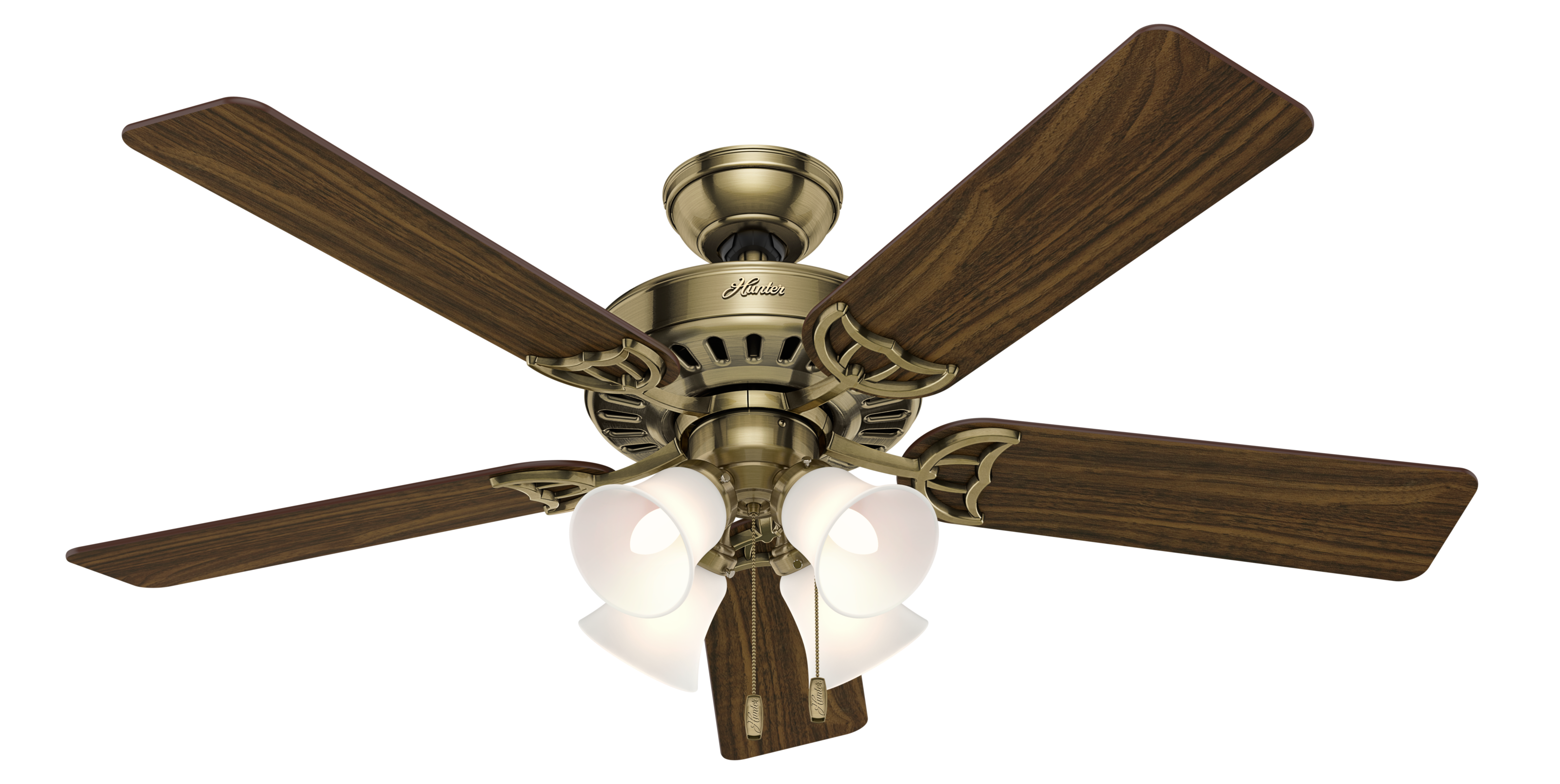 Hunter 52 inch Studio Series Ceiling Fan with LED Light Kit and Pull Chain