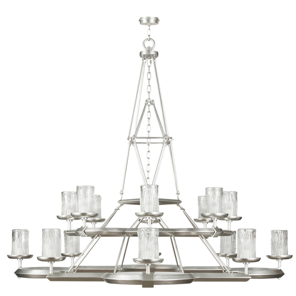 Fine Art Handcrafted Lighting Liaison Chandelier Chandeliers Fine Art Handcrafted Lighting Silver  