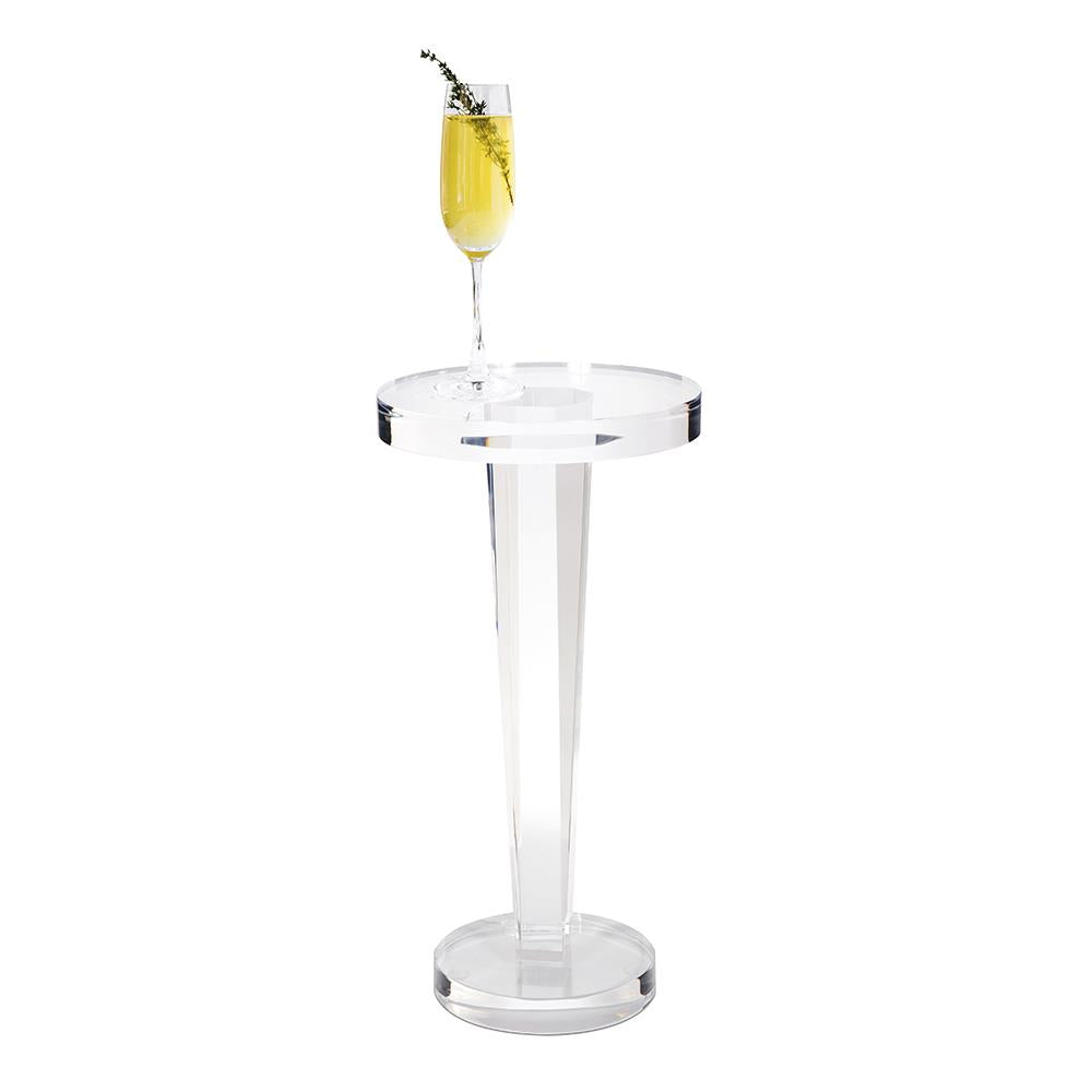 Howard Elliott Collection Clear Acrylic Martini Table Decorative Tables Howard Elliott Collection   