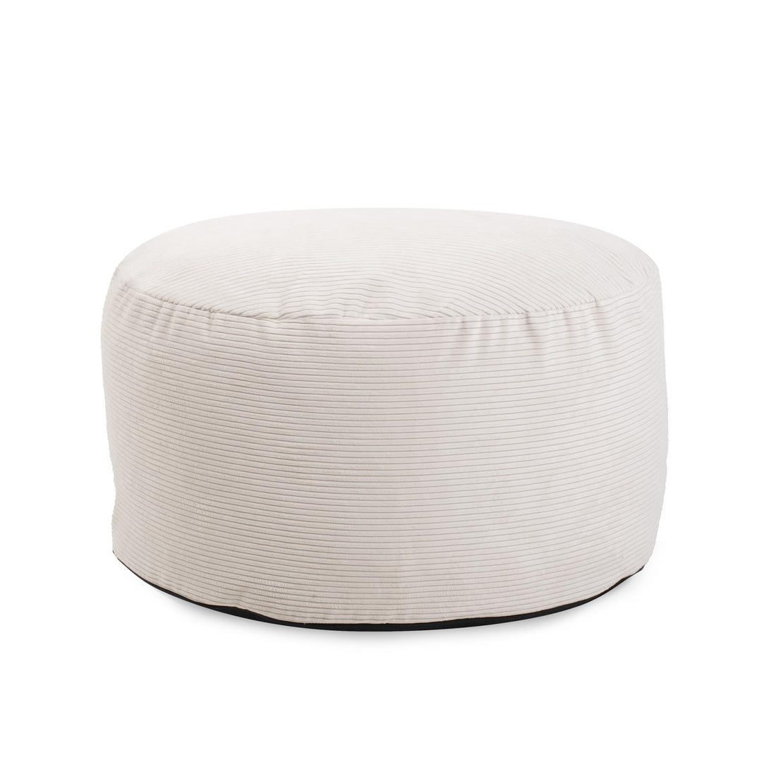 Howard Elliott Collection Short Pouf Pana Natural Ottomans Howard Elliott Collection   