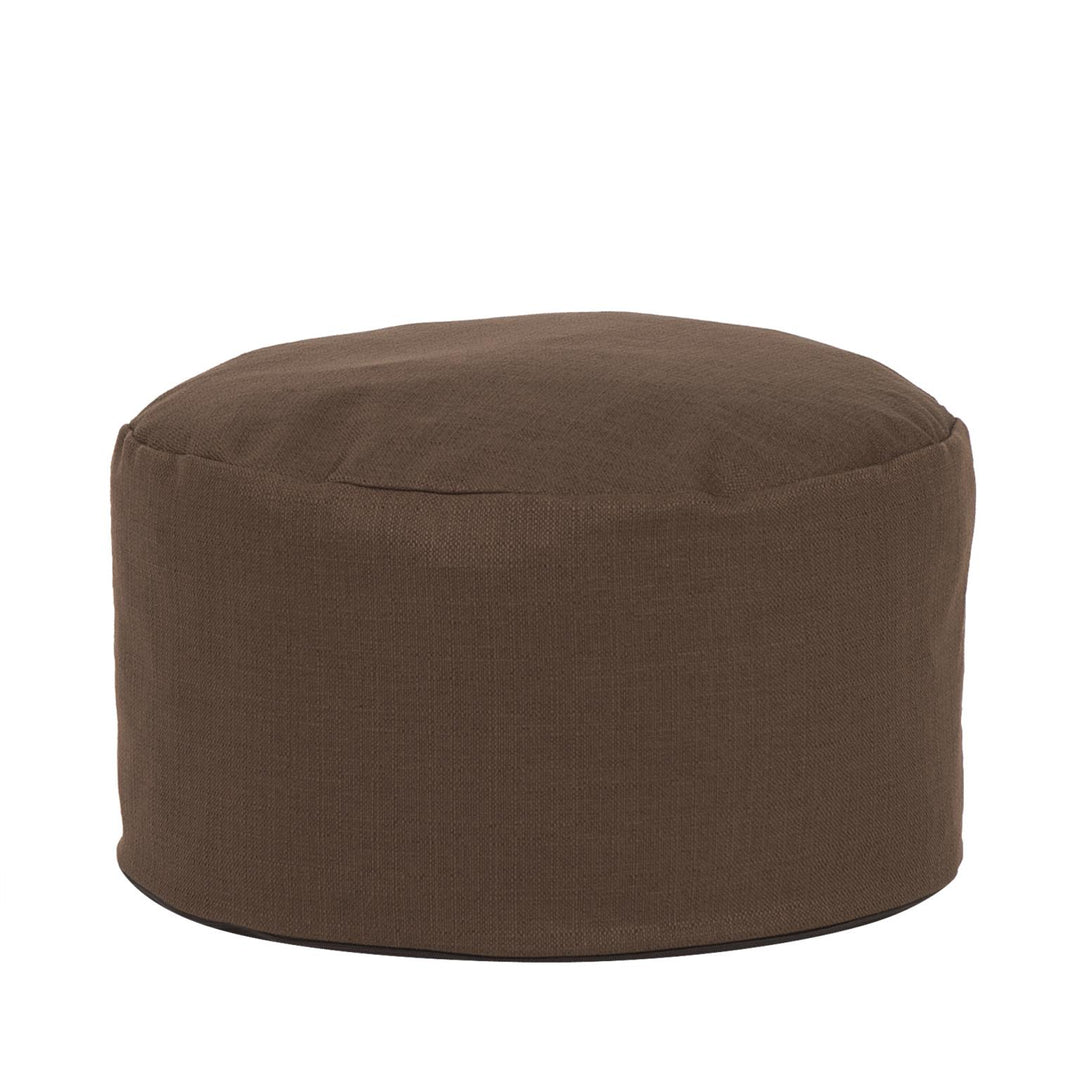 Howard Elliott Collection Foot Pouf Sterling Chocolate Ottomans Howard Elliott Collection   