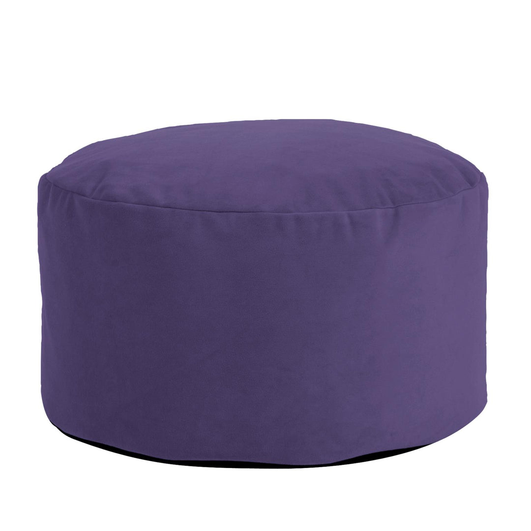 Howard Elliott Collection Foot Pouf Bella Eggplant