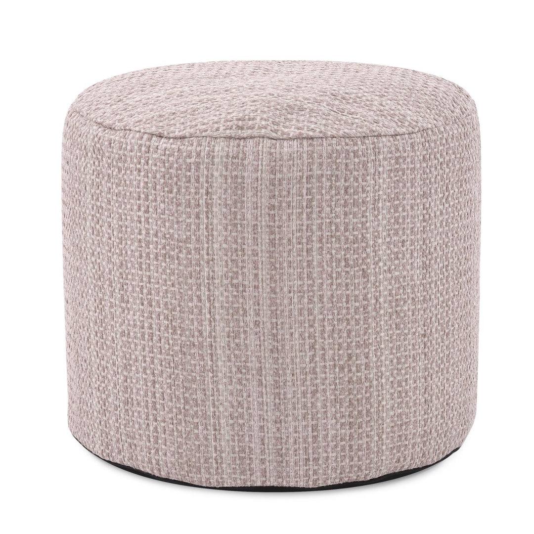 Howard Elliott Collection Tall Pouf Alton Blush Ottomans Howard Elliott Collection   