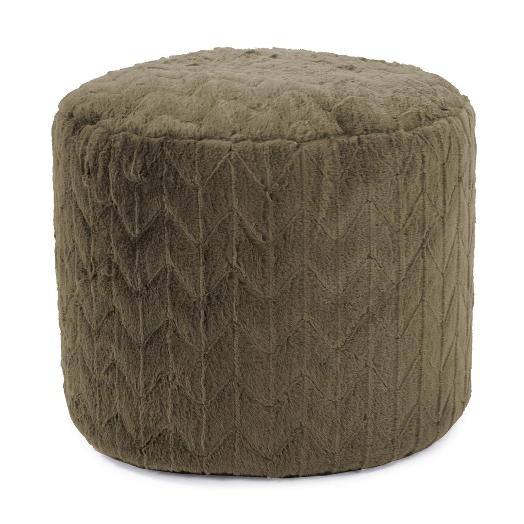 Howard Elliott Collection Tall Pouf Angora Moss