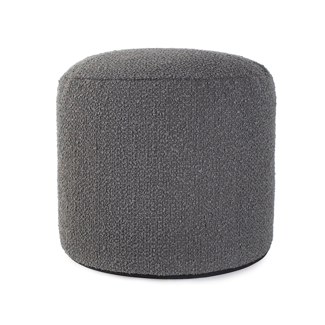 Howard Elliott Collection Tall Pouf Barbet Charcoal