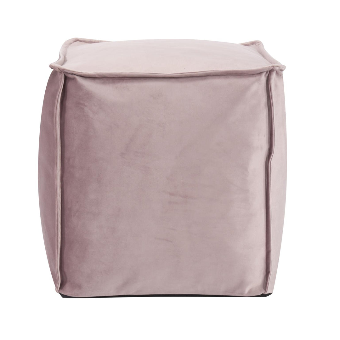 Howard Elliott Collection Square Pouf Bella Rose