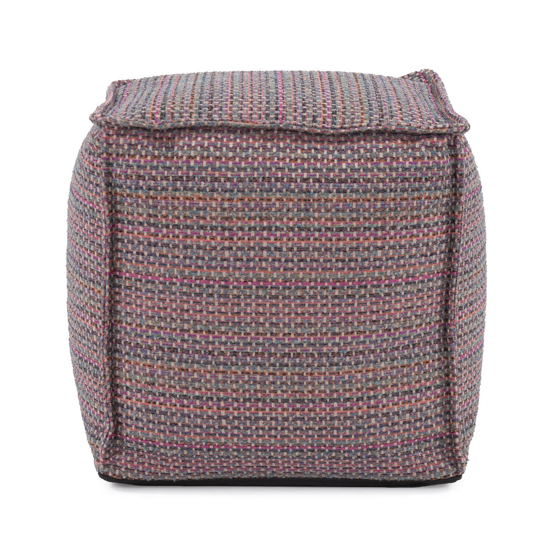 Howard Elliott Collection Square Pouf Alton Berry Ottomans Howard Elliott Collection   