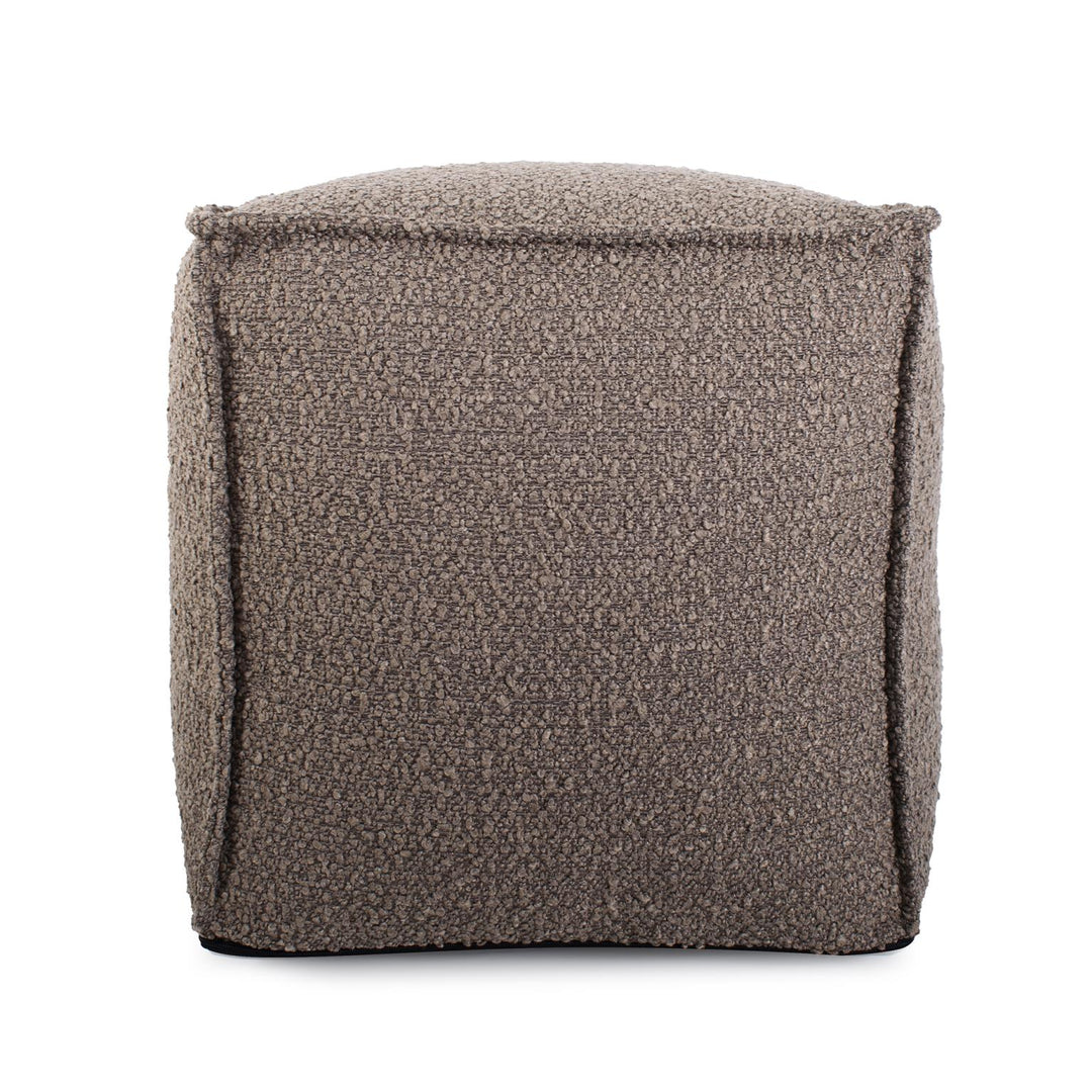 Howard Elliott Collection Square Pouf Barbet Chocolate