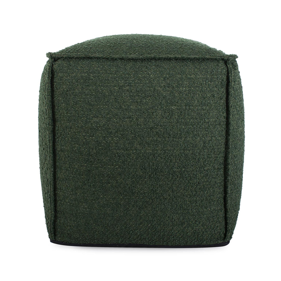 Howard Elliott Collection Square Pouf Barbet Forest