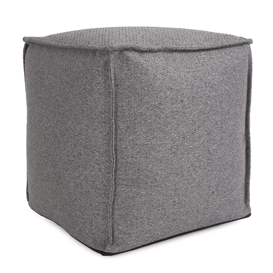 Howard Elliott Collection Square Pouf Panama Stone Ottomans Howard Elliott Collection   