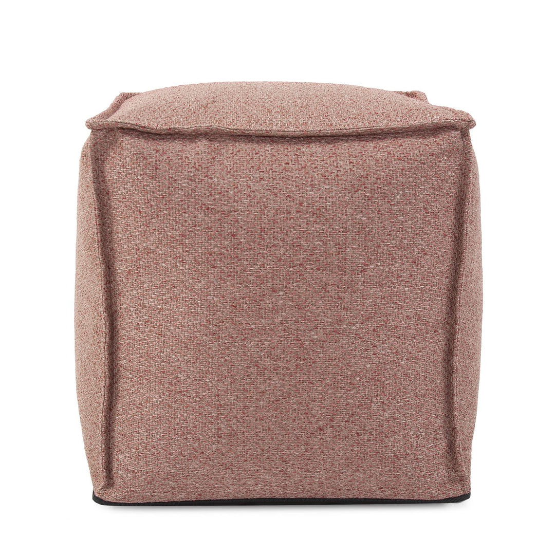 Howard Elliott Collection Square Pouf Panama Rose Ottomans Howard Elliott Collection   