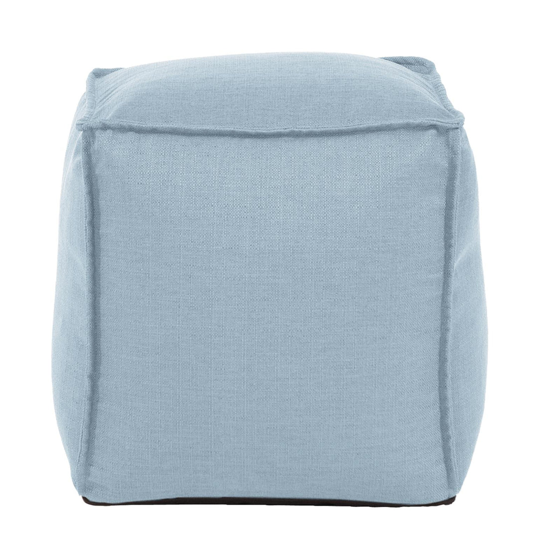 Howard Elliott Collection Square Pouf Sterling Breeze Ottomans Howard Elliott Collection   