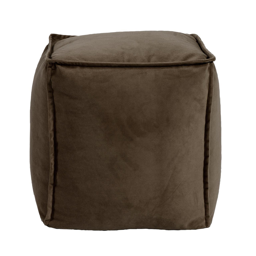 Howard Elliott Collection Square Pouf Bella Chocolate