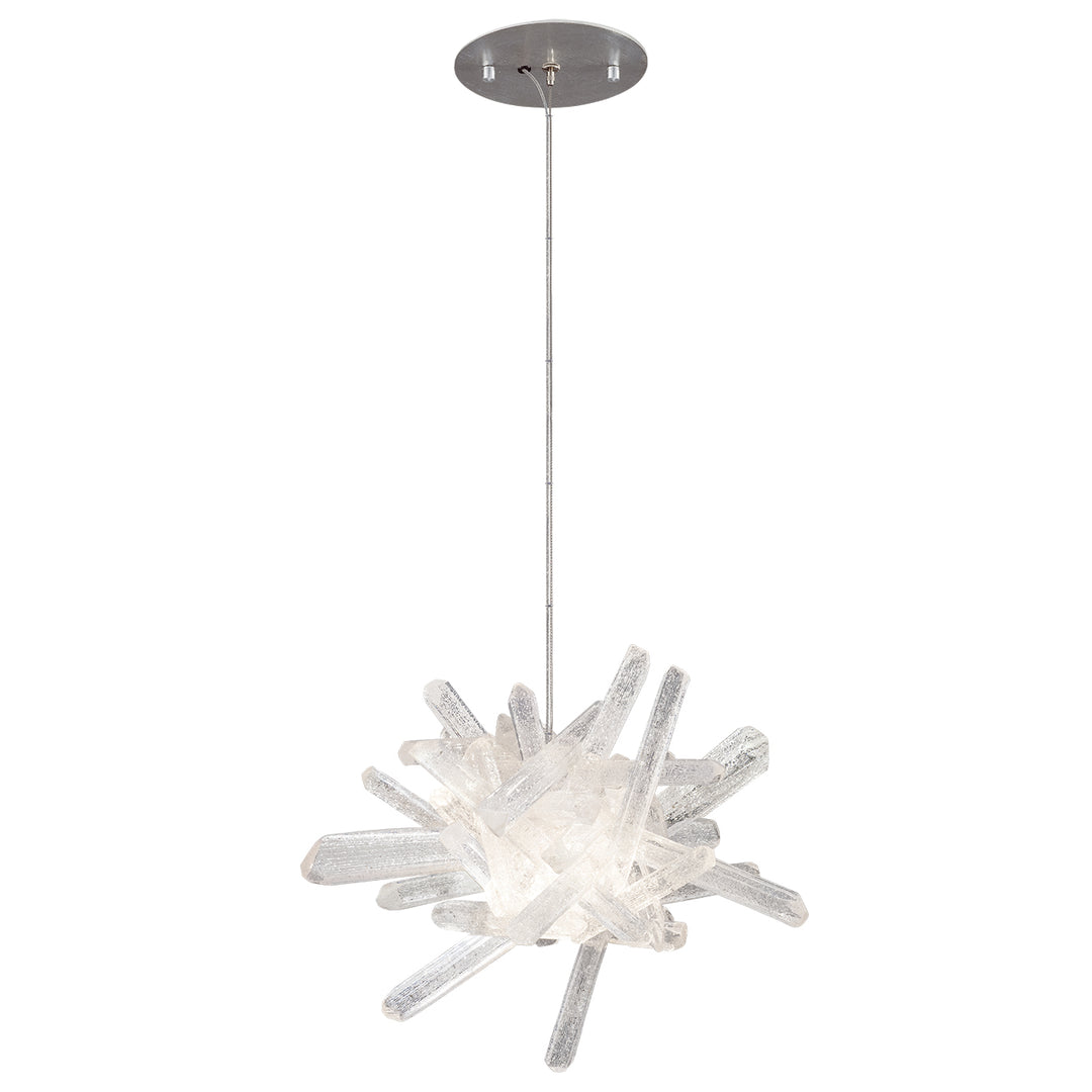 Fine Art Handcrafted Lighting Diamantina Drop Light Pendants Fine Art Handcrafted Lighting Silver  