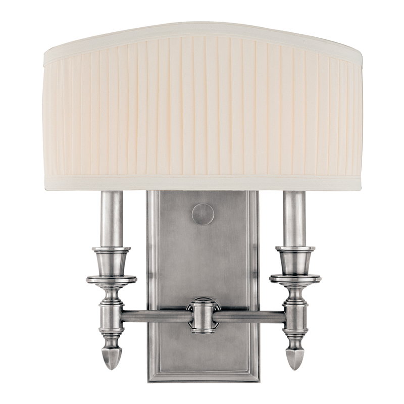 Hudson Valley Lighting Bridgehampton Wall Sconce Sconce Hudson Valley Lighting Polished Nickel  