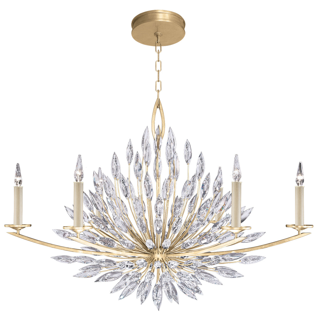 Fine Art Handcrafted Lighting Lily Buds Chandelier Chandeliers Fine Art Handcrafted Lighting Gold  