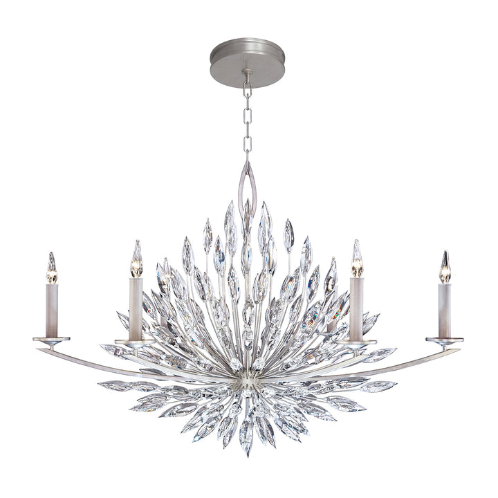 Fine Art Handcrafted Lighting Lily Buds Chandelier Chandeliers Fine Art Handcrafted Lighting Silver  