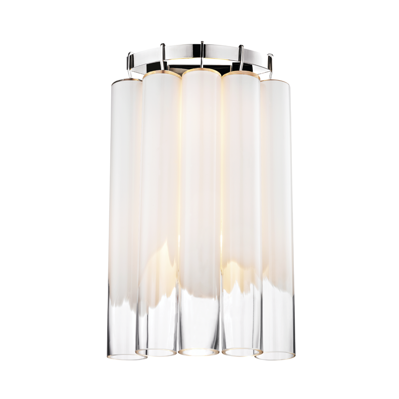 Hudson Valley Lighting Tyrell Wall Sconce Sconce Hudson Valley Lighting Polished Nickel  