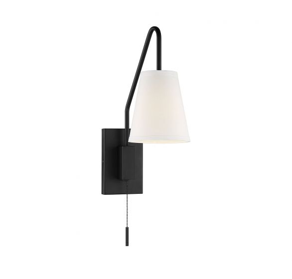 Essentials Owen Sconce Sconce Essentials Matte Black 1 