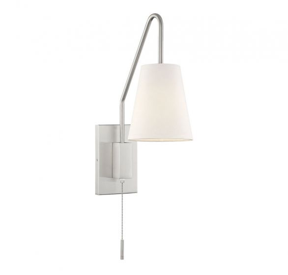 Essentials Owen Sconce Sconce Essentials Satin Nickel 1 