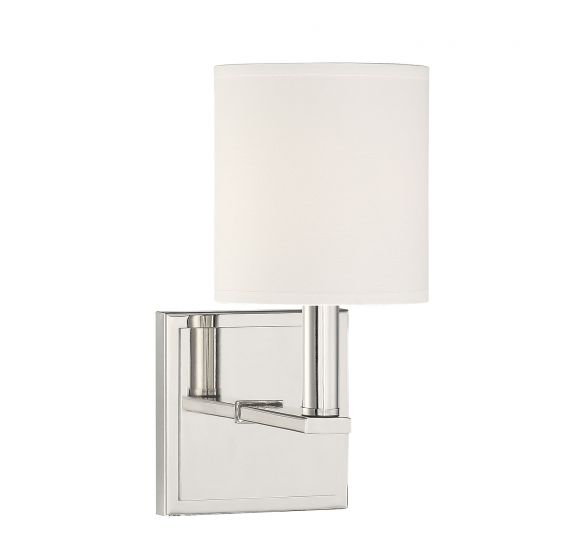 Essentials Waverly Sconce Sconce Essentials Polished Nickel 1 