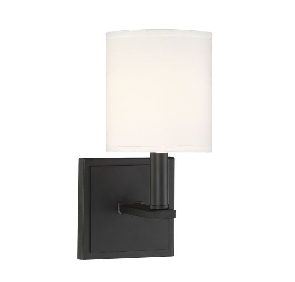 Essentials Waverly Sconce Sconce Essentials Matte Black 1 