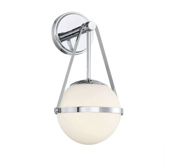 Essentials Polson Sconce Sconce Essentials Polished Chrome 1 