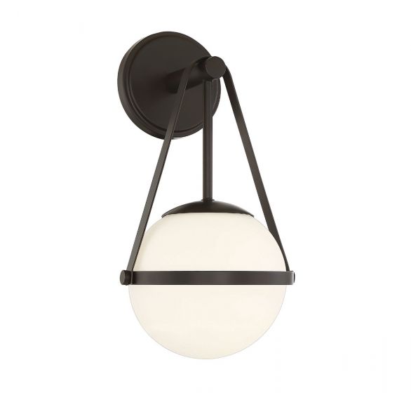 Essentials Polson Sconce Sconce Essentials Matte Black 1 