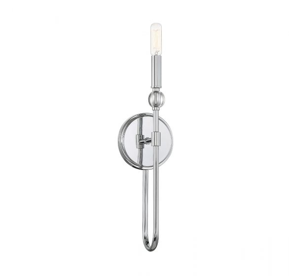 Essentials Dawson Sconce Sconce Essentials Polished Chrome 1 