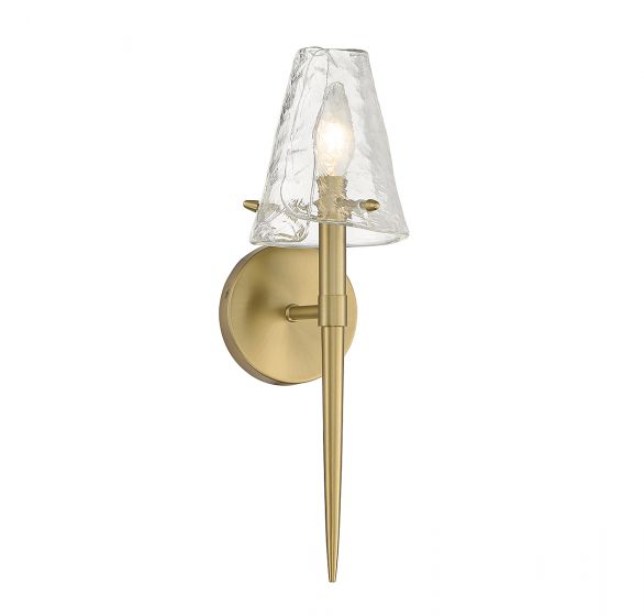 Savoy House Shellbourne Sconce Sconce Savoy House Warm Brass 1 