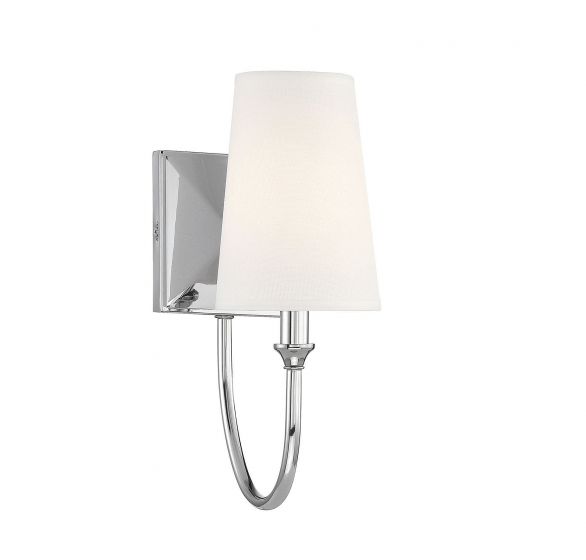 Essentials Cameron Sconce Sconce Essentials Polished Nickel 1 