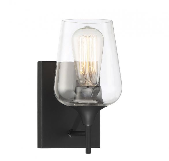 Essentials Octave Sconce Sconce Essentials Black 1 