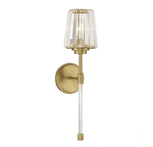 Essentials Garnet Sconce Sconce Essentials Warm Brass 1 