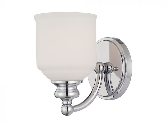 Essentials Melrose Sconce Sconce Essentials Polished Chrome 1 