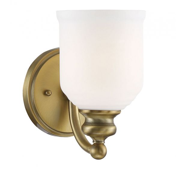 Essentials Melrose Sconce Sconce Essentials Warm Brass 1 